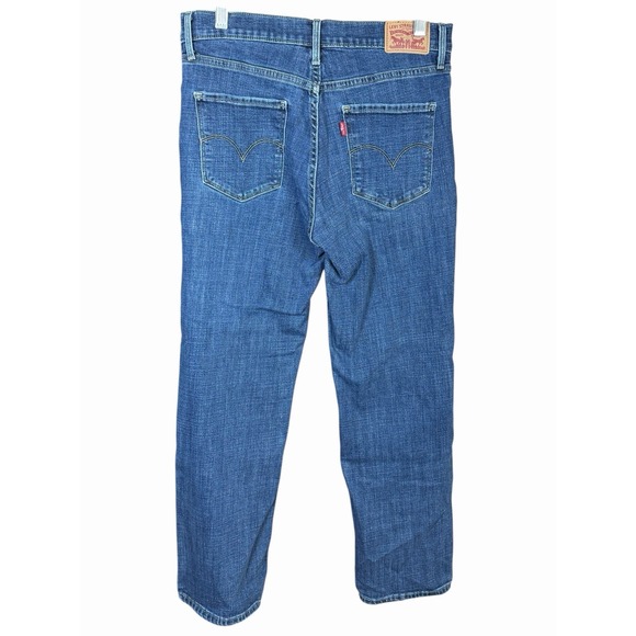 Levi's Women's 314 Shaping Straight Jeans Size 29 Blue Medium Wash #2017 - Picture 6 of 9
